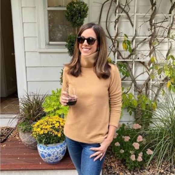 NWT DUDLEY STEPHENS Greenpoint Camel Turtleneck Vello Fleece XXL